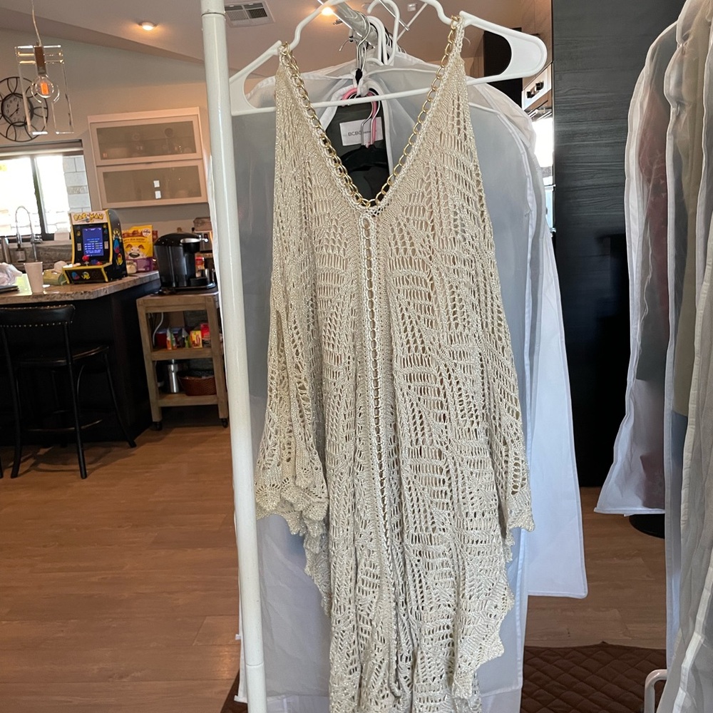 Cream Crochet Cover-Up